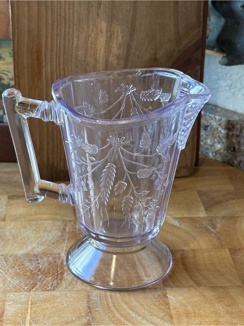 Vintage Lavender Wheat & Barley Pitcher | Bryce Brothers |